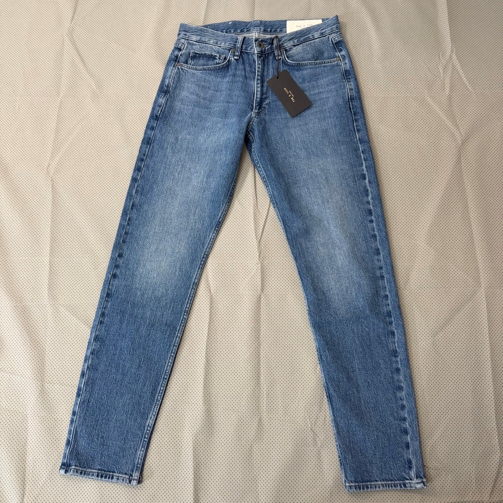 Rag & Bone RB 2 Slim Fit Mens 30 Blue Haverhill Denim Jeans RX0226S2OHA NWT